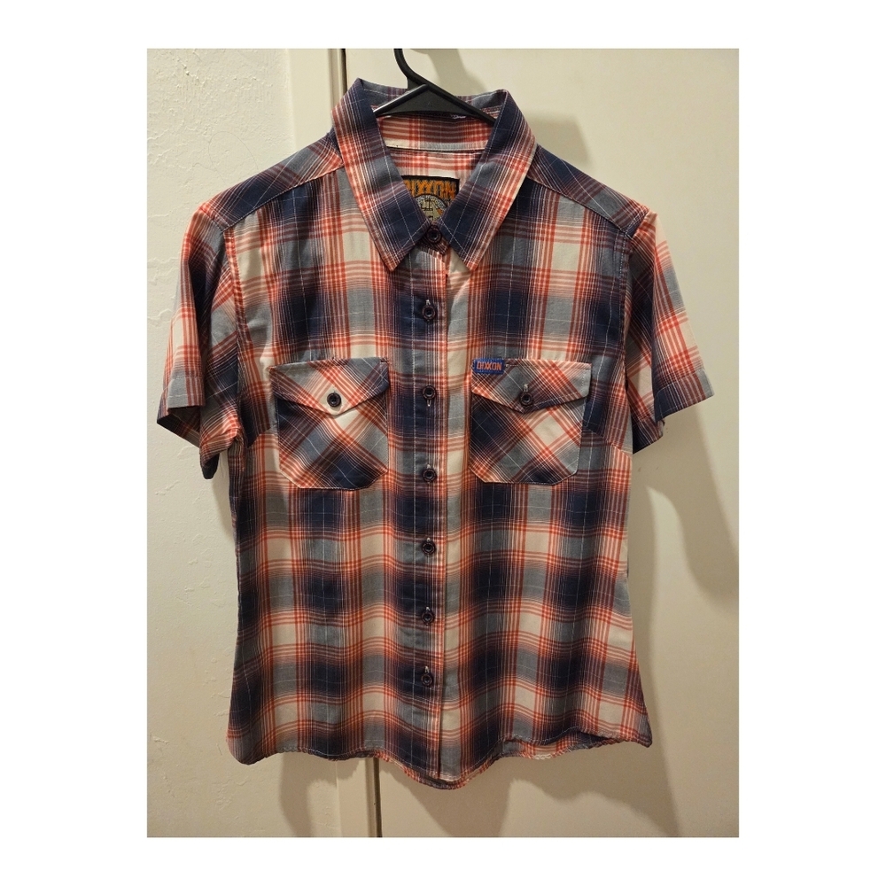 Dixxon Corral Sea women's short sleeve bamboo Flannel